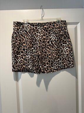 Attyre Leopard Print Shorts NWOT